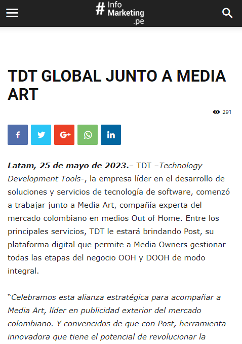 article infomarketing.pe tdt-global-junto-a-media-art